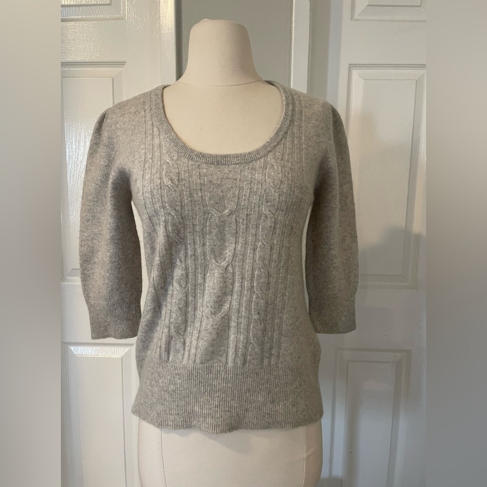 F&F Light Gray Women's 100% Cashemere Sweater